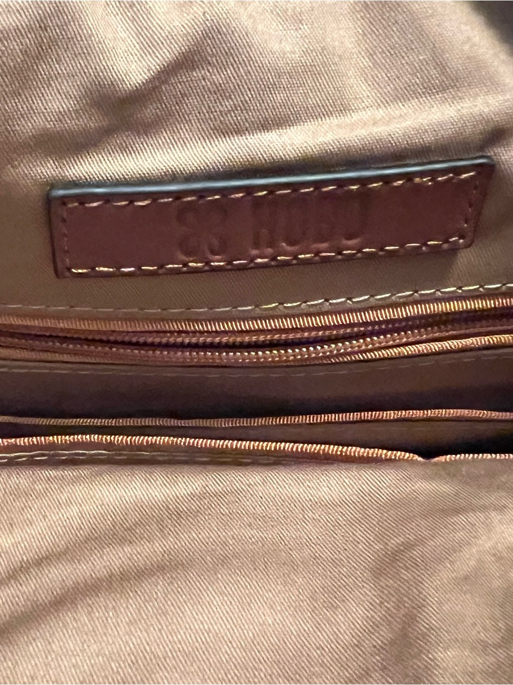 HOBO Brown Suede Studded Front side-Shoulder/Handler Bag-New-Beauty - Picture 7 of 11